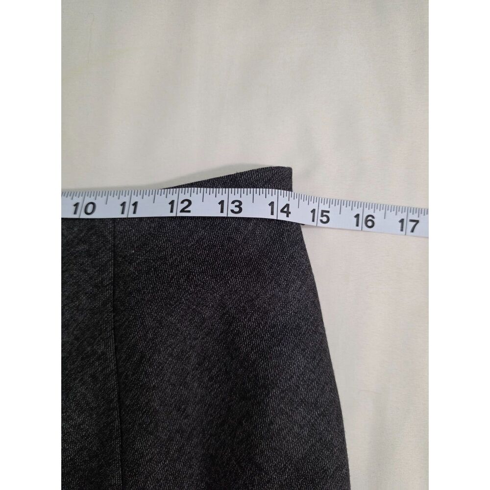 Ann Taylor Wool blend A Line Midi Skirt Gray 4 - Picture 4 of 4
